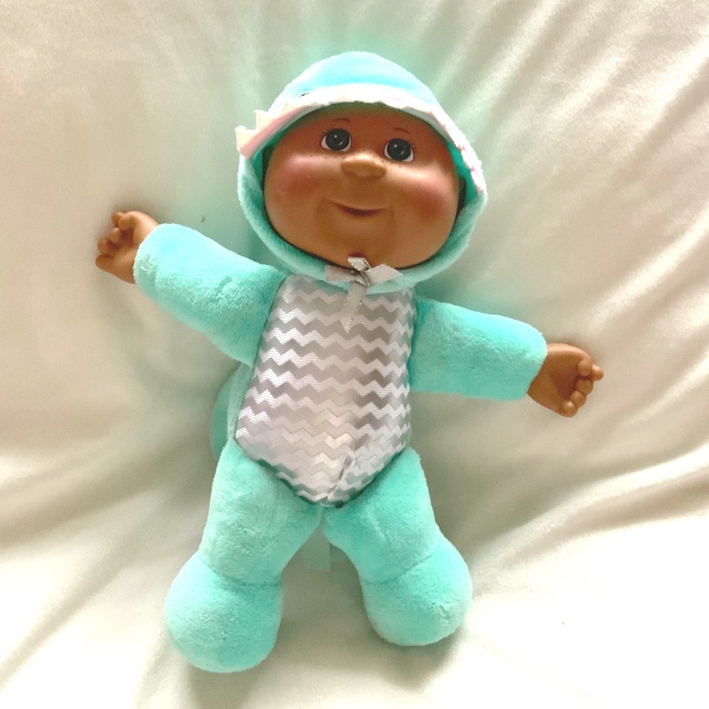 Cabbage Patch Kids Shark Baby Doll Plush Mint Green Costume 10" Stuffed Toy